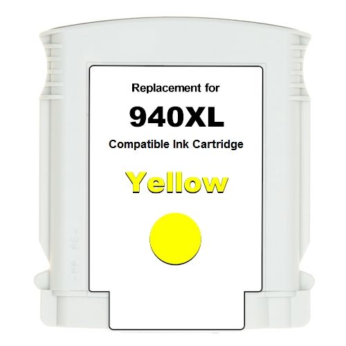 HP C4909A No.940XL yellow utángyártott tintapatron