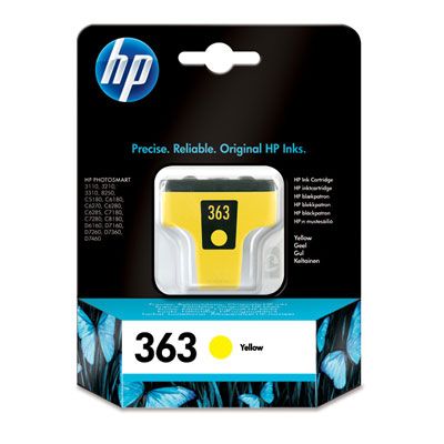 HP C8773EE No.363 Yellow eredeti tintapatron