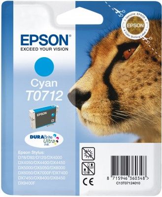 Epson T0712 Cyan eredeti tintapatron