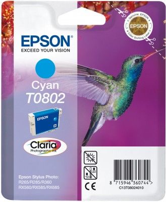 Epson T0802 Cyan eredeti tintapatron