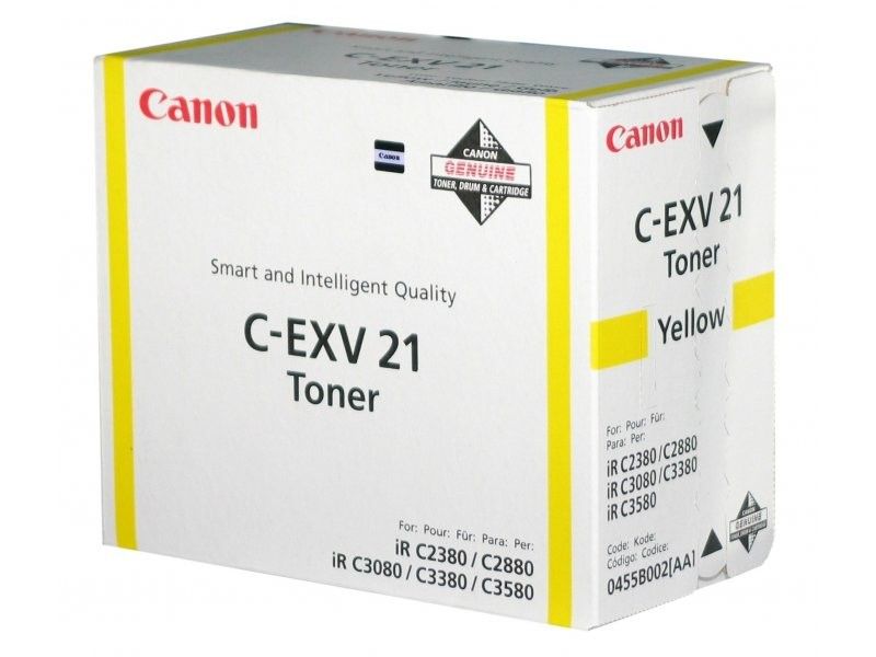 Canon C-EXV21 Yellow eredeti toner 