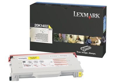 Lexmark 20K1402 sárga eredeti toner 