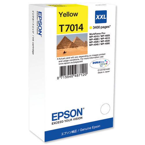 Epson T7014 sárga eredeti tintapatron