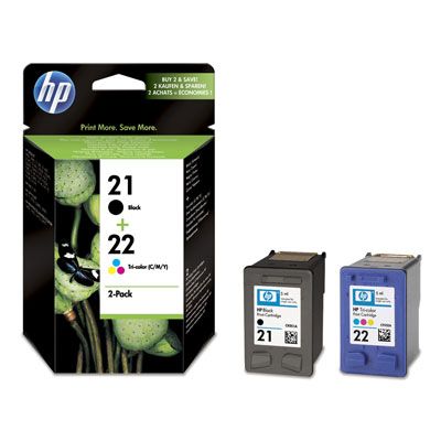 HP SD367AE no.21 fekete + no.22 színes eredeti patroncsomag
