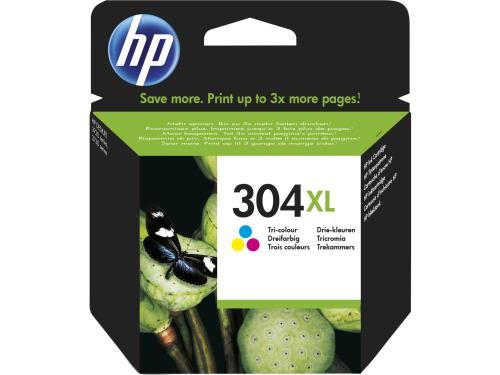 HP No.304XL színes eredeti tintapatron (N9K07AE) 