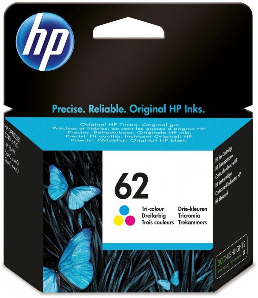 HP No.62 színes eredeti tintapatron (C2P06AE)
