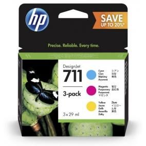 HP P2V32A (No.711 cyan + No.711 magenta + No.711 sárga) eredeti tintapatroncsomag