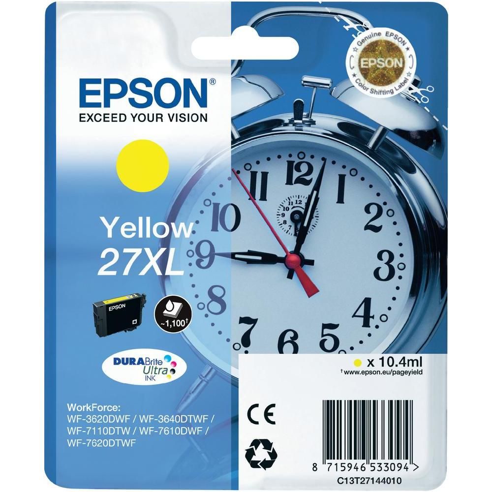 Epson T2714 sárga eredeti tintapatron (27XL) 
